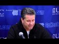 Coach Calipari UNC Postgame Coach Calipari UNC Postgame