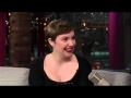 Late Show with David Letterman - Lena Dunham of Late Show with David Letterman - Lena Dunham of