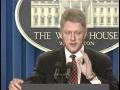 Welfare Reform Press Statement: Bill Clinton Press Conference (1996) Welfare Reform Press Statement: Bill Clinton Press Conference (1996)