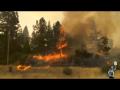 Raw:Forest fire raging near Yosemite Park Raw:Forest fire raging near Yosemite Park