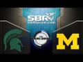 NCAAB Michigan State Spartans VS Michigan Wolverines NCAAB Michigan State Spartans VS Michigan Wolverines