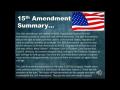 15th Amendment Summary 15th Amendment Summary