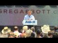 Texas Attorney General Greg Abbott Announces His Run For Governor Texas Attorney General Greg Abbott Announces His Run For Governor