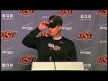 Oklahoma State Football: Baylor Postgame (Coach Gundy) Oklahoma State Football: Baylor Postgame (Coach Gundy)